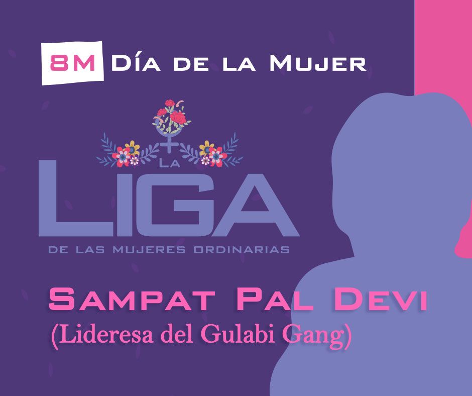 8M: La Liga de las Mujeres Ordinarias: Sampta, cabecera