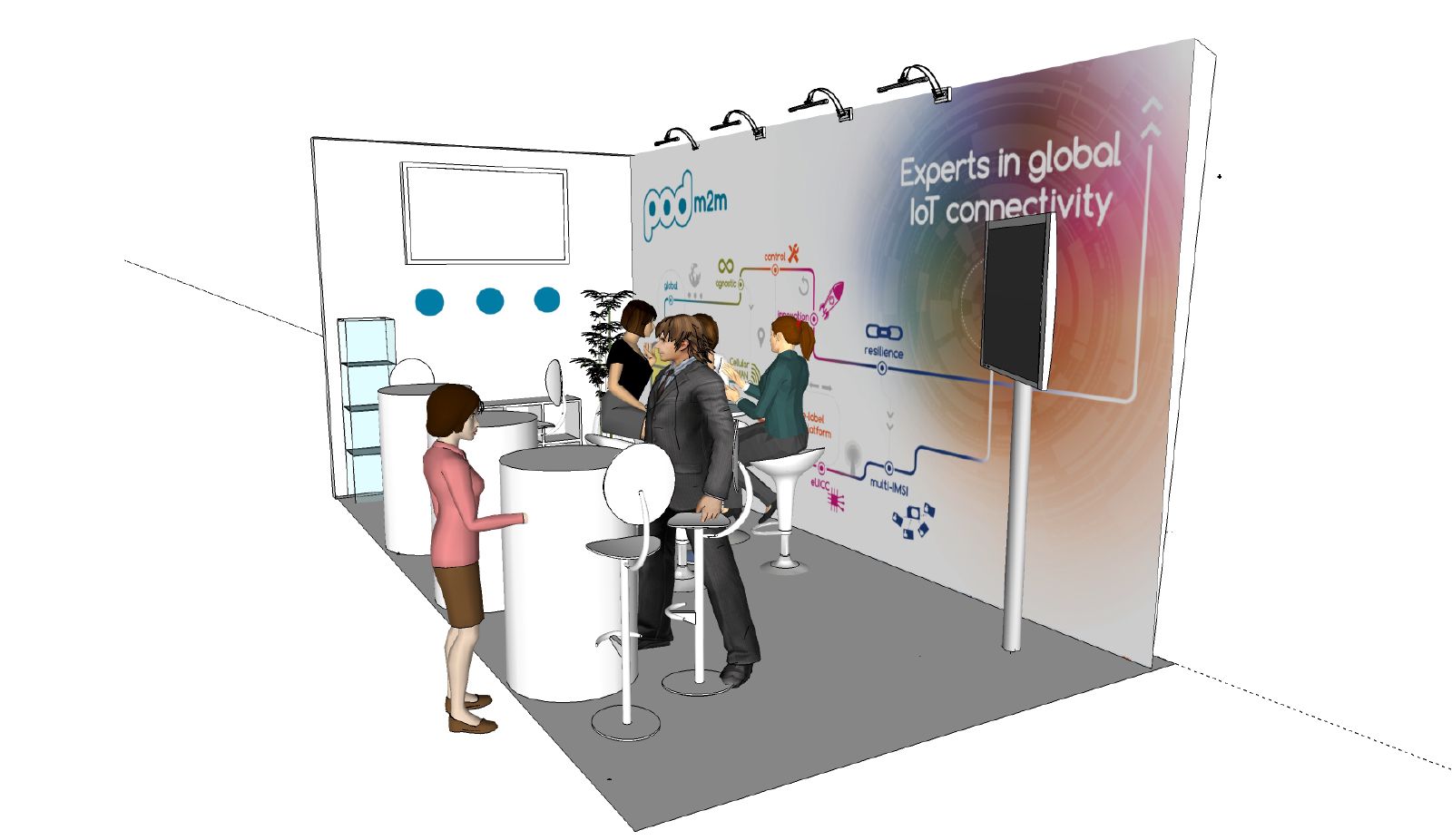CTIA — Diseño de stand para feria