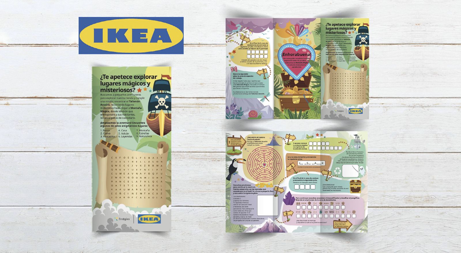 IKEA: Gincana infantil y cuaderno de viaje en tienda