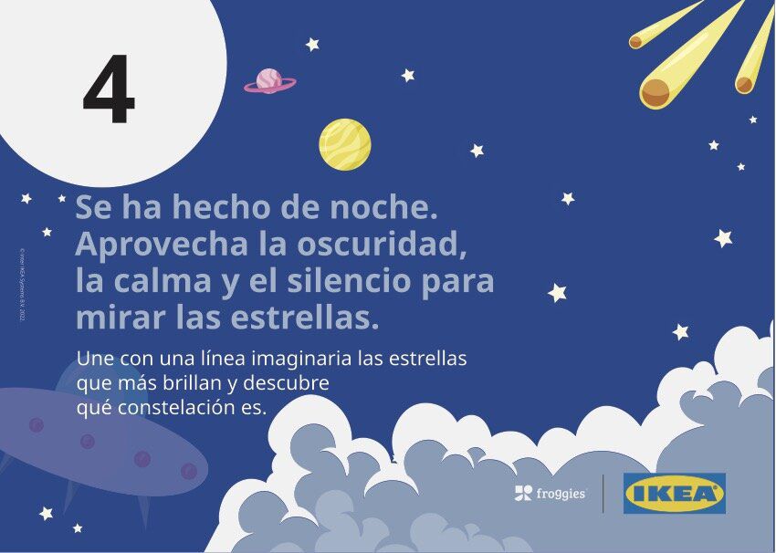 IKEA: Gincana infantil y cuaderno de viaje en tienda: Tarjeta educativa (variante tienda Canarias) 04