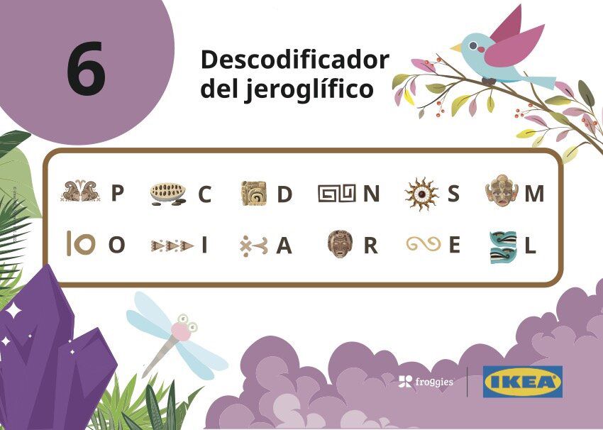 IKEA: Gincana infantil y cuaderno de viaje en tienda: Tarjeta educativa (variante tienda Canarias) 06