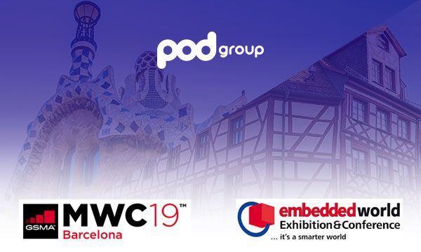 Pod Group — Banners de eventos y contenido descargable: Mwc19 embedded world